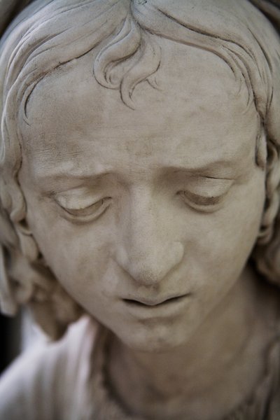 The Entombment and the swoon of the Virgin (detail) by Ligier Richier
